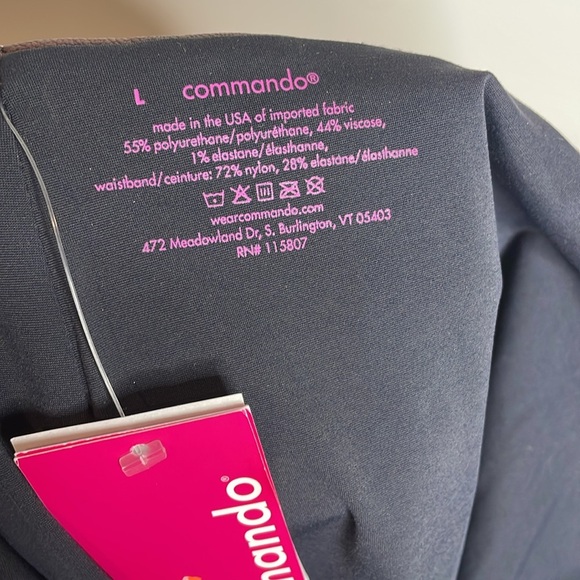 SOLD Commando | Women’s Deep Red Faux Leather Leggings Size Large NWT - Picture 6 of 6